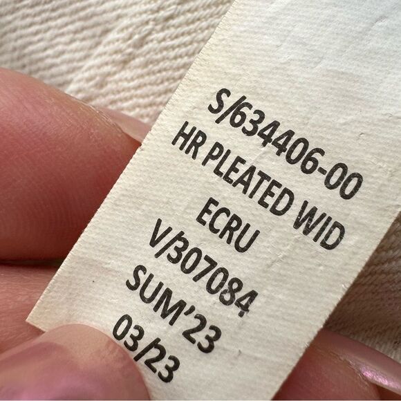 Banana republic HIGH-RISE WIDE-LEG CROPPED JEAN SIZE 32 14 %634406 jeans ecru - Picture 3 of 7